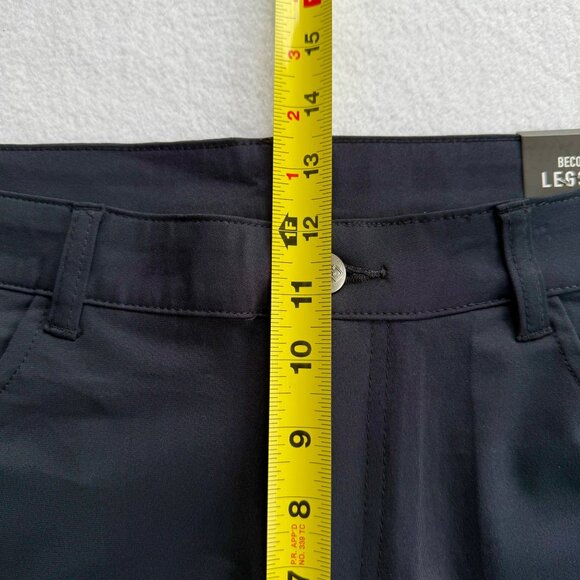 Leg3nd Men's Comfort Fit Performance Stretch Moisture Blue Navy Pants 36x32 NWT - Picture 9 of 11